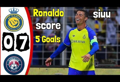 Ronaldo Super 5 goals – Al Nassr vs Al Adalah 7_0 All Goals 2023 || Ronaldo non stop
