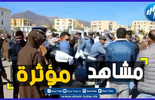 روعة ..مشاهد مؤثرة من حفل تخرج اعوان رقابة الجمارك الجزائرية بباتنة .. عائلات تستقبلهم بحرارة كبيرة