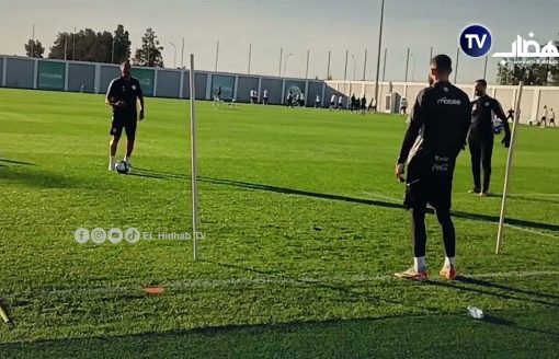 شاهد تدريبات عناصر المنتخب الوطني اليوم من مركز سيدي موسى و كيف اصبحت ارضية الميدان بمقاييس عالمية