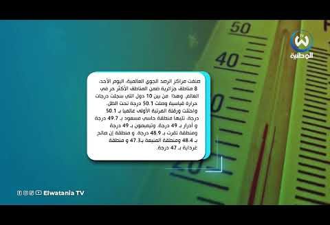 8 مدن جزائرية ضمن قائمة المناطق الأكثر حرا🥵 في العالم🌡️